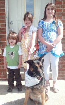 Annie and the kids