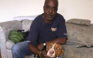 Once homeless veteran gives hope and a home to dog in need