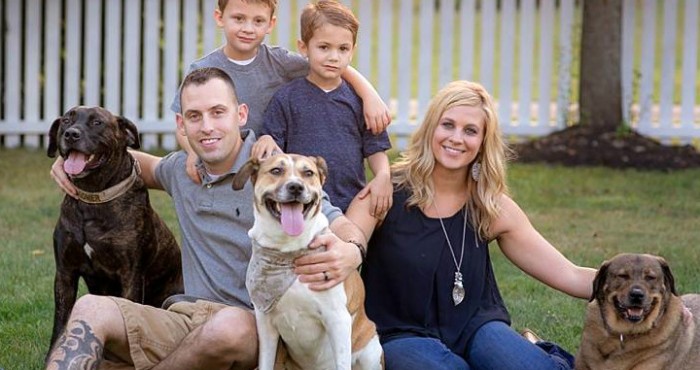 Relli and her Marine Corps family
