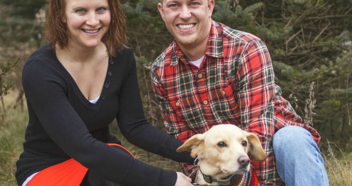 Navy nurse and rescue dog