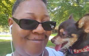 Senior dog with anxieties adopts veteran grappling with her own