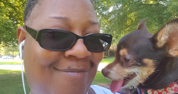 Senior dog with anxieties adopts veteran grappling with her own