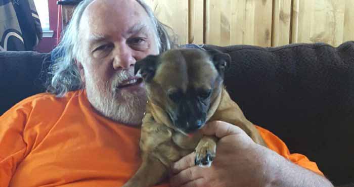 Healing and prayer connect Navy veteran with little shelter dog