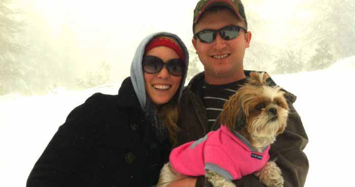 Adopted dog comforts military spouse when her sailor is at sea