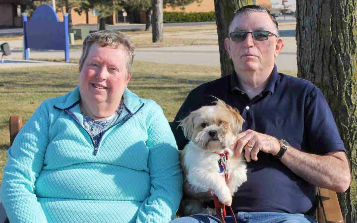 Air Force veteran takes chance on forsaken shelter dog