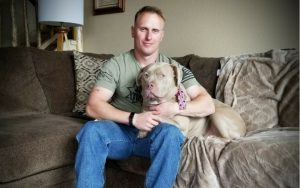 Marine Corps veteran finds friend in rescued Pit Bull