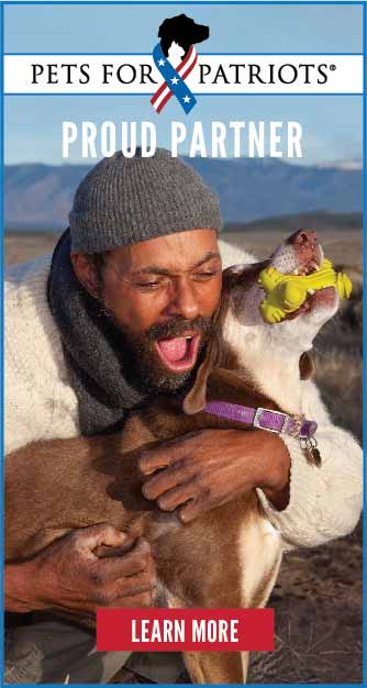 Proud Supporter of Pets for Patriots