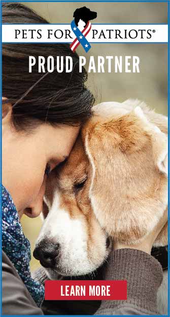 Proud Supporter of Pets for Patriots