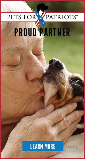 Proud Supporter of Pets for Patriots