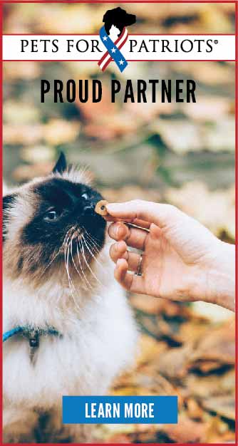 Proud Supporter of Pets for Patriots