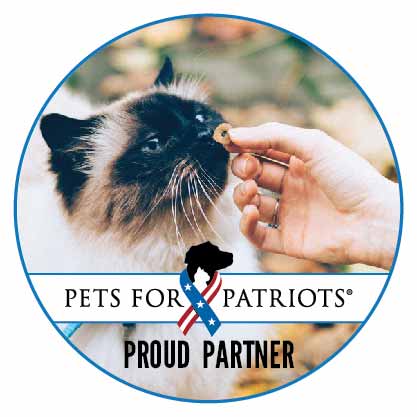 Proud Supporter of Pets for Patriots
