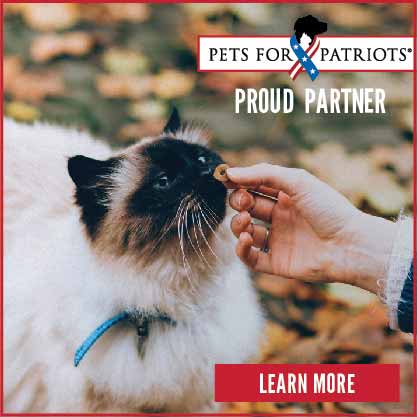 Proud Supporter of Pets for Patriots
