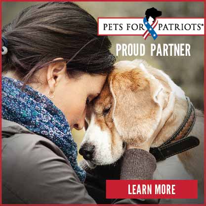 Proud Supporter of Pets for Patriots