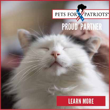 Proud Supporter of Pets for Patriots