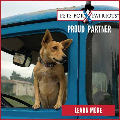 Proud Supporter of Pets for Patriots