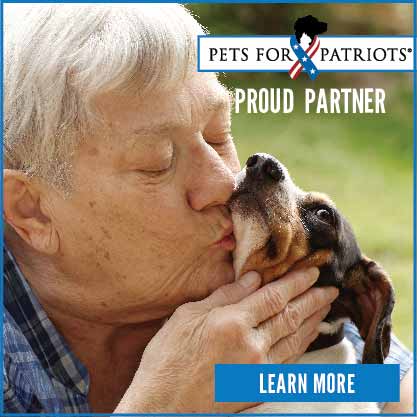 Proud Supporter of Pets for Patriots