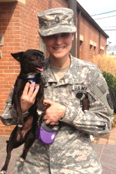 Bond between Army veteran and pint-sized pup endures years after adoption