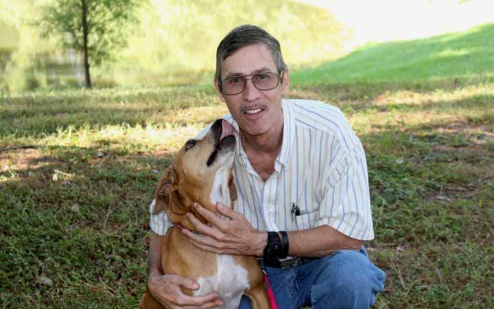 Veteran mends his broken heart by adopting a four-legged hurricane refugee