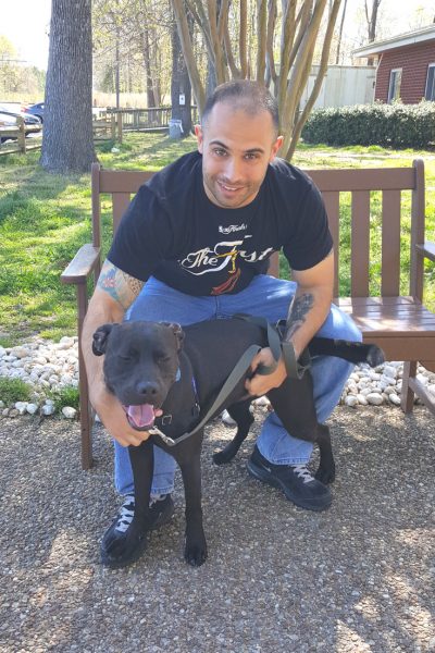 Smiling shelter dog makes Navy veteran's life complete