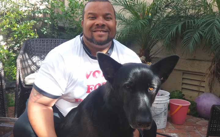 Air Force veteran finds reflection of himself in adopted shelter dog