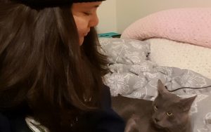Shelter cat starts new year with a new life thanks to Navy veteran she treats as her VIP