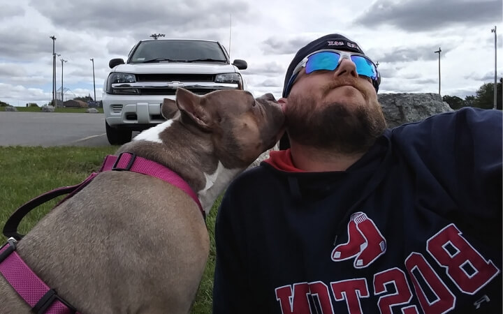 Pit Bull helps Iraq war veteran cope with divorce and loneliness