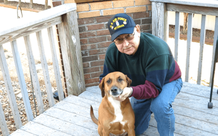 Vietnam veteran with passion for service gives abandoned dog third chance at life