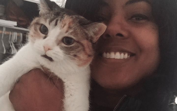 Air Force veteran finds cure for loneliness with an adopted senior cat