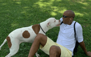 Pit Bull soothes Army veteran beset by PTSD, divorce and loss of young son to cancer