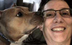 Abused Pit Bull and traumatized Army veteran mend one another's broken hearts