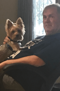 Tiny dog helps medically retired Air Force veteran find peace and a good night's sleep