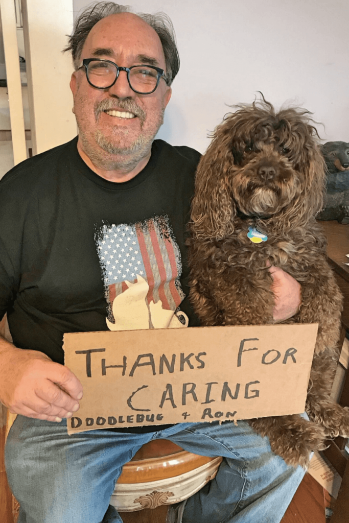 Shelter dog gives thanks to veteran of Vietnam, Iraq, and Afghanistan wars