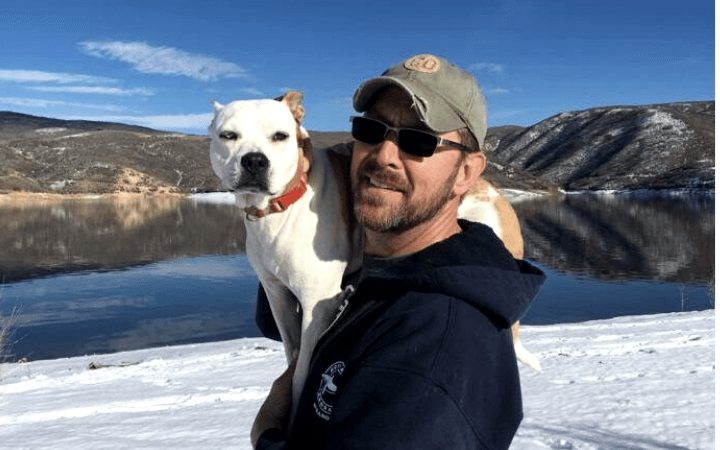 Navy rescue swimmer gets lifesaving lessons from rescued shelter dog