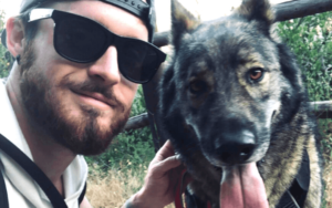 Healing at both ends of the leash for young Marine veteran and shelter dog