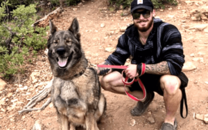 Healing at both ends of the leash for young Marine veteran and shelter dog