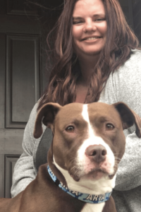 COVID-19 quarantine inspires Air Force veteran to give abused Pit Bull a loving home