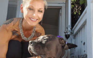 Older special needs Pit Bull helps Navy veteran overcome years of sleepless nights