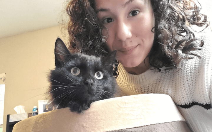 Rescue cat inspires immigrant Marine Corps veteran to embrace each day of her life