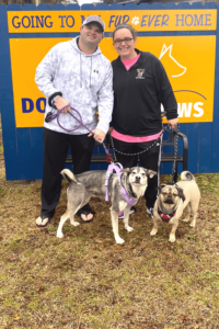 Air Force Reservist who embraces challenge rescues fearful Husky mix