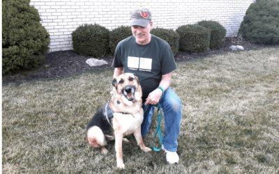Special needs pup wins dog-shaped place in heart of retired Air Force veteran