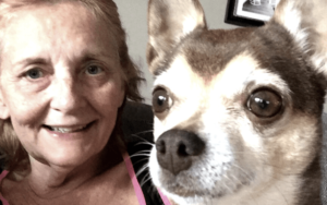 Petite pup keeps fear and loneliness at bay for elderly Navy veteran