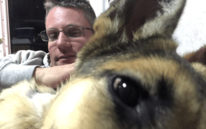 Too-short life of fearful rescue dog changes her military family forever