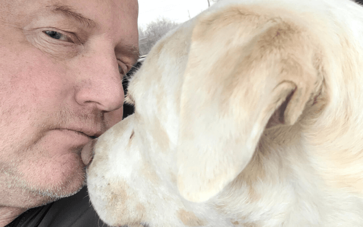 Blind and deaf dog in shelter 200 days til combat veteran comes to his rescue