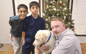Blind and deaf dog in shelter 200 days til combat veteran comes to his rescue