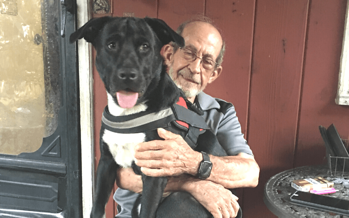 Widower Coast Guard veteran gets 'new purpose in life' with rescue dog