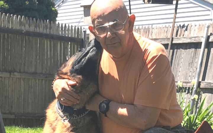 Widowed military working dog handler finds solace with heaven-sent dog