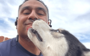Navy veteran who never wanted pets opens his home to dogs in need