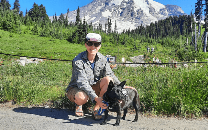Anxious dog teaches Afghanistan war veteran to accept herself