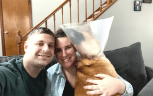 Playful pup makes Air Force National Guardsman's house feel like home
