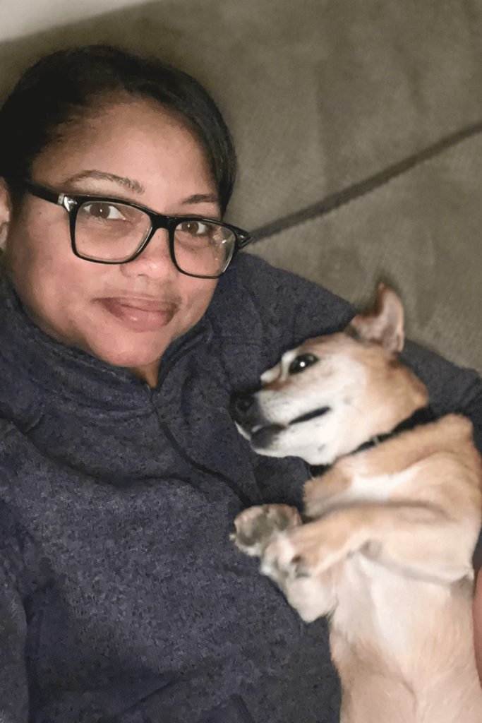 Senior dog teaches Marine veteran that laughter is the best medicine